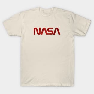 nasa font T-Shirt